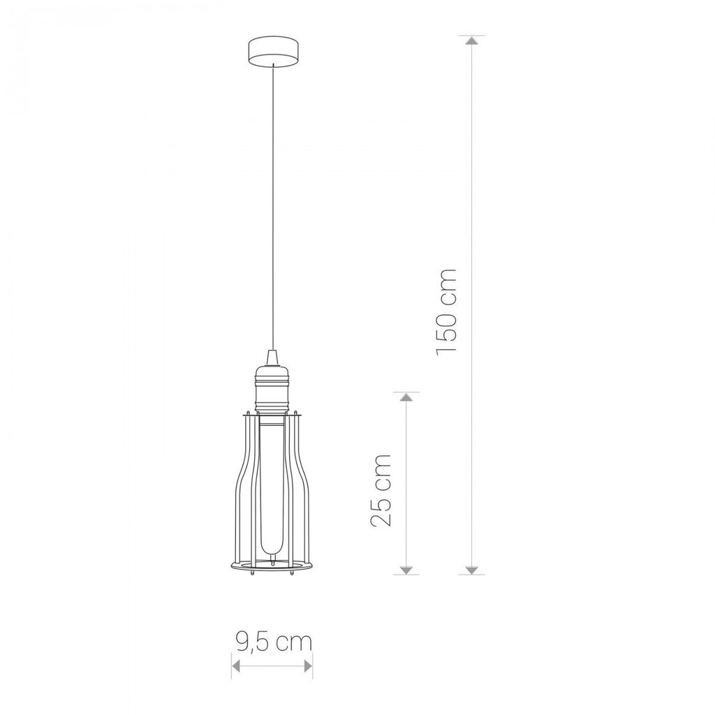 Nowodvorski Lighting rippvalgusti Workshop 6337 цена и информация | Rippvalgustid | hansapost.ee