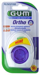 Ortho niit N50 (spetsiaalselt ortodontiliste seadmete kandjatele) G.U.M.® (3220) hind ja info | Hambaharjad, hampapastad ja suuloputusvedelikud | hansapost.ee