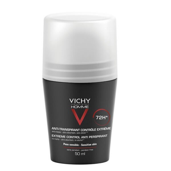 Vichy Homme 72h antiperspirant meestele 50 ml цена и информация | Deodorandid | hansapost.ee