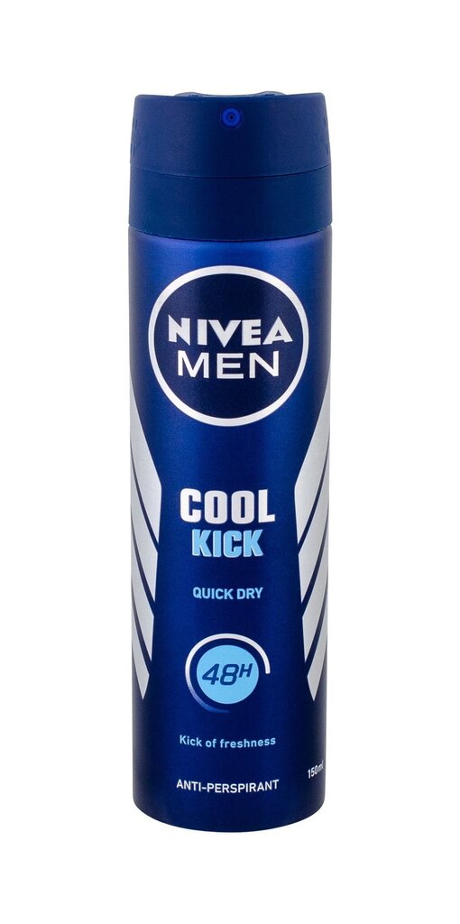 Spreideodorant meestele Nivea Men Cool Kick 150 ml hind ja info | Deodorandid | hansapost.ee