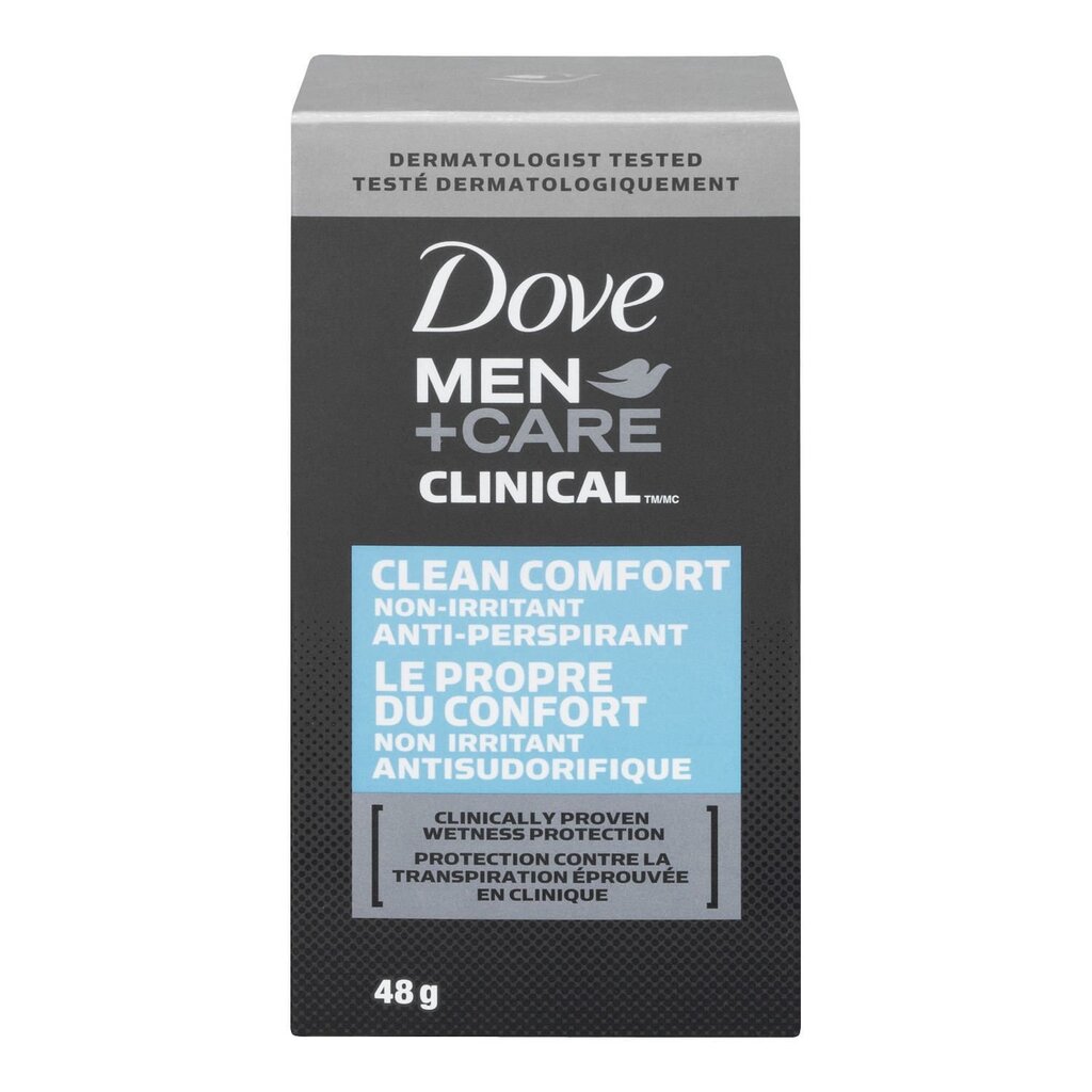 Deodorant meestele Dove Men + Care Clean Comfort 48h 50 ml hind ja info | Deodorandid | hansapost.ee