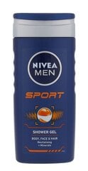 Гель для душа Nivea Men Sport для мужчин, 250 мл цена и информация | Nivea Косметика для тела | hansapost.ee