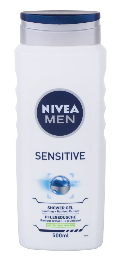 Dušigeel-šampoon Nivea Men Sensitive 500 ml цена и информация | Dušigeelid, õlid | hansapost.ee