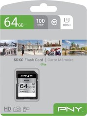 PNY SDXC 64GB цена и информация | Карты памяти для телефонов | hansapost.ee