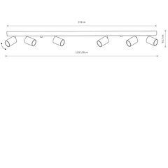 Nowodvorski Lighting laevalgusti Eye Spot Brass 8819 hind ja info | Nowodvorski Lighting Valgustid ja lambid | hansapost.ee