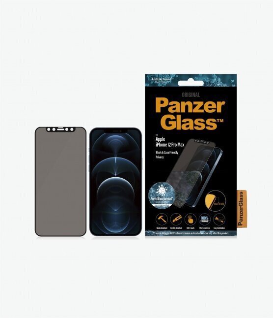 Apple iPhone 12 Pro Max ekraanikaitseklaas PanzerGlass™ hind ja info | Telefonide kaitsekaaned ja -ümbrised | hansapost.ee