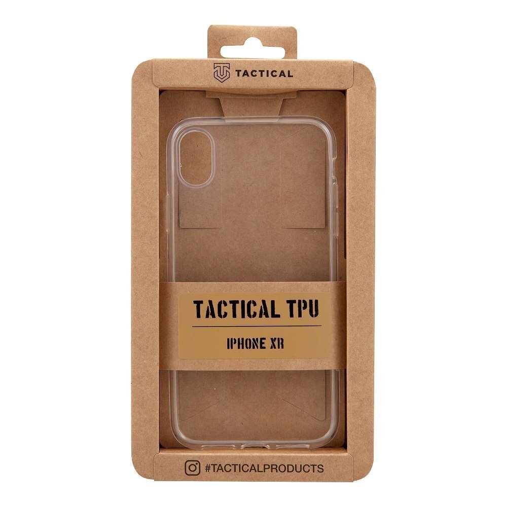 Tactical TPU Cover for Apple iPhone XR Transparent цена и информация | Telefonide kaitsekaaned ja -ümbrised | hansapost.ee