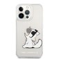 KLHCP13XCFNRC Karl Lagerfeld PC/TPU Choupette Eat Case for iPhone 13 Pro Max Transparent hind ja info | Telefonide kaitsekaaned ja -ümbrised | hansapost.ee