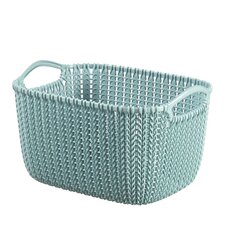 Korv kootud Curver KNIT, 30x22x17 cm, sinine hind ja info | Hoiukastid ja korvid | hansapost.ee