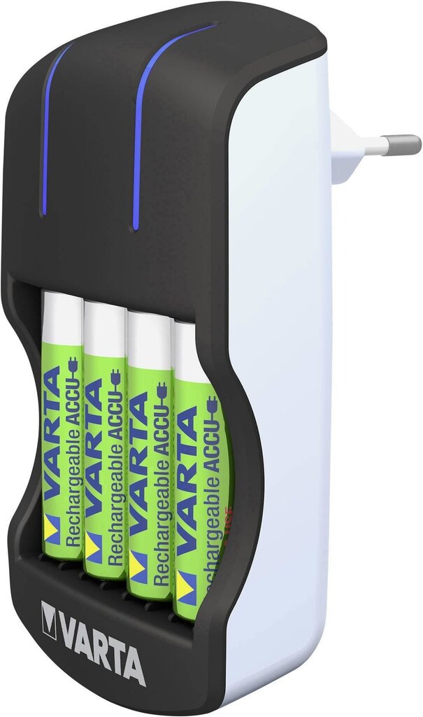 Patareide laadija Varta 2100mAh patareidega, 4 tk цена и информация | Akupatareide laadijad | hansapost.ee