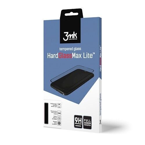 LCD kaitseklaas 3MK Hard Glass Max Finger Print Samsung G986 S20 Plus must цена и информация | Ekraani kaitseklaasid ja kaitsekiled | hansapost.ee