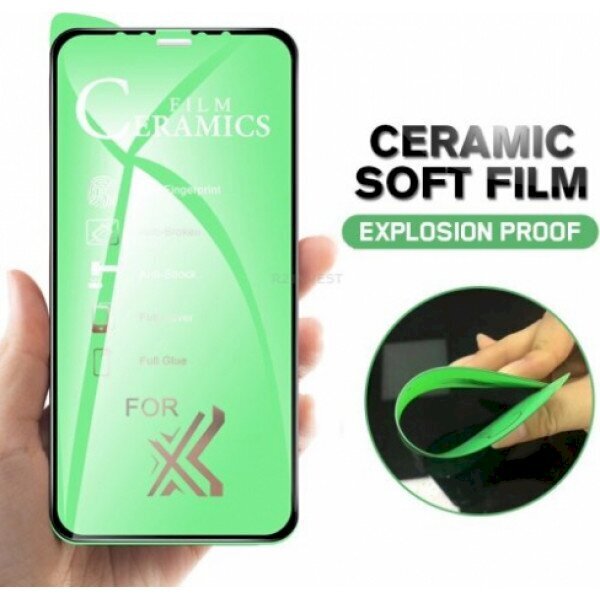 GoodBuy Clear Ceramic Glass täielikult kaetud raamiga Apple iPhone 13 / 13 Pro must цена и информация | Ekraani kaitseklaasid ja kaitsekiled | hansapost.ee