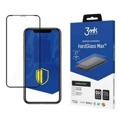iPhone XS Max/11 Pro Max Black - 3mk HardGlass Max™ screen protector цена и информация | Защитные пленки для телефонов | hansapost.ee