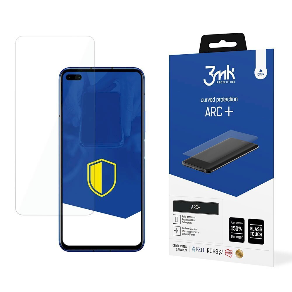 Honor Play 4 Pro 5G - 3mk ARC+ kaitsekile hind ja info | Ekraani kaitseklaasid ja kaitsekiled | hansapost.ee