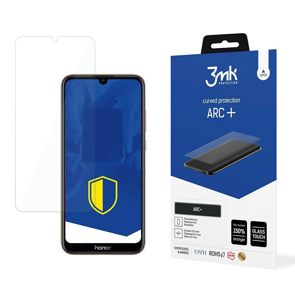 Honor 8A/Play 8A - 3mk ARC+ kaitsekile цена и информация | Ekraani kaitseklaasid ja kaitsekiled | hansapost.ee