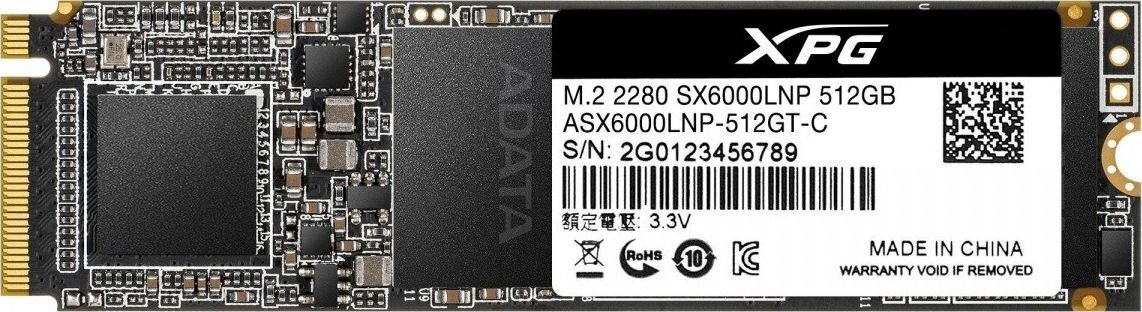 ADATA 512GB M.2 PCIe NVMe XPG SX6000 Lite цена и информация | Sisemised kõvakettad | hansapost.ee