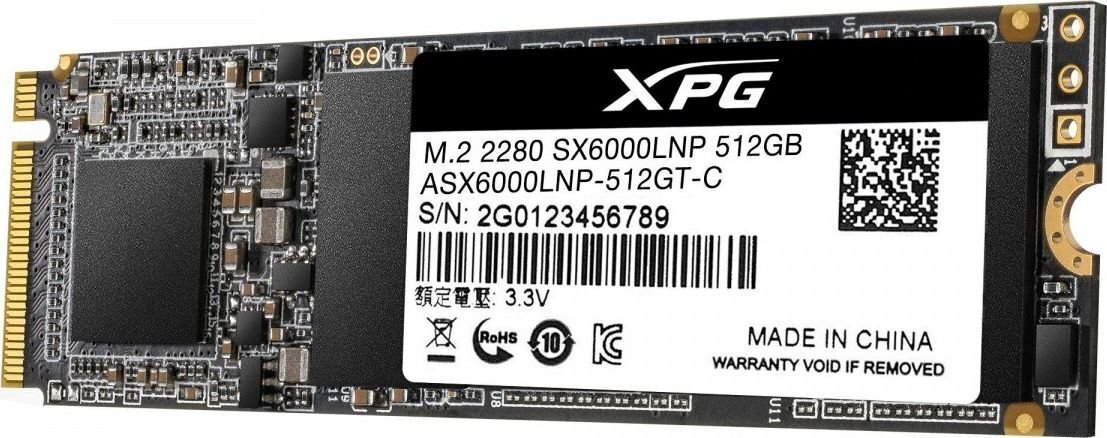 ADATA 512GB M.2 PCIe NVMe XPG SX6000 Lite hind ja info | Sisemised kõvakettad | hansapost.ee