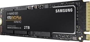 SSD|SAMSUNG|970 Evo Plus|2TB|M.2|PCIE|NVMe|MLC|Write speed 3300 MBytes/sec|Read speed 3500 MBytes/sec|MTBF 1500000 hours|MZ-V7S2T0BW price and information | Sisemised kõvakettad | hansapost.ee