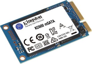 Kingston SKC600MS/512G цена и информация | Внутренние жёсткие диски (HDD, SSD, Hybrid) | hansapost.ee