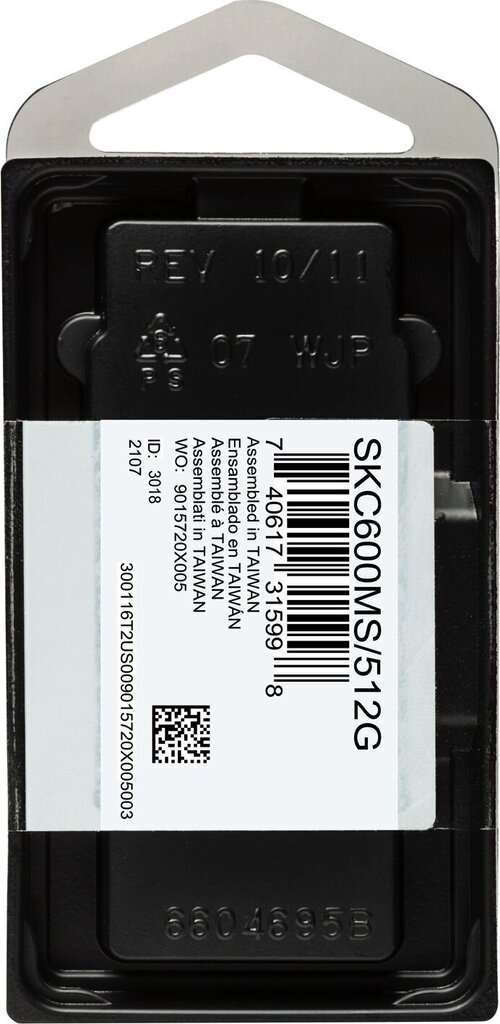 Kingston SKC600MS/512G hind ja info | Sisemised kõvakettad | hansapost.ee