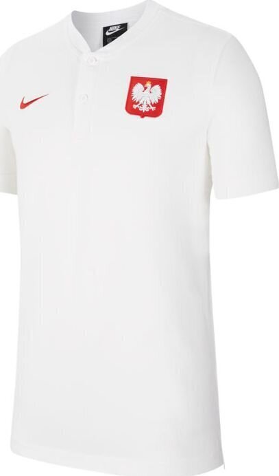 Meeste T-särk Nike Polska Modern Polo 102, valge цена и информация | T-särgid meestele | hansapost.ee