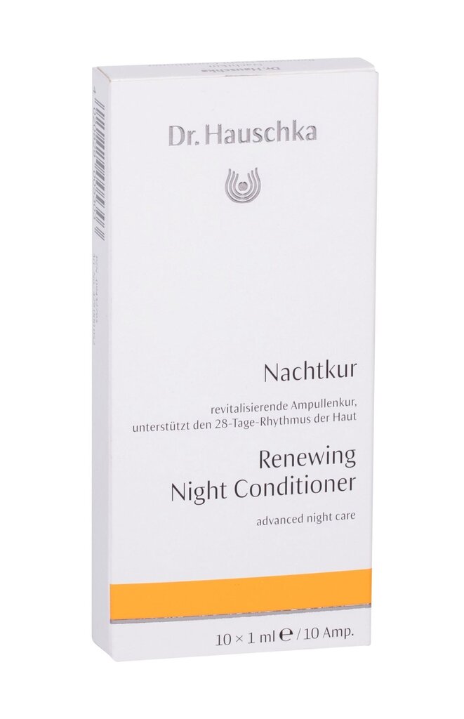 Taastav ööpalsam Dr. Hauschka Renewing Night 10 x 1 ml цена и информация | Näoõlid, ampullid ja seerumid | hansapost.ee