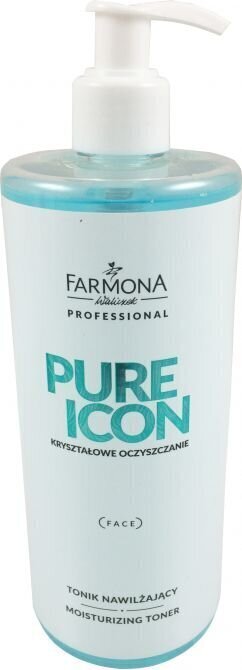 Niisutav näotoonik Farmona Professional Pure Icon, 500 ml цена и информация | Näopuhastusvahendid | hansapost.ee