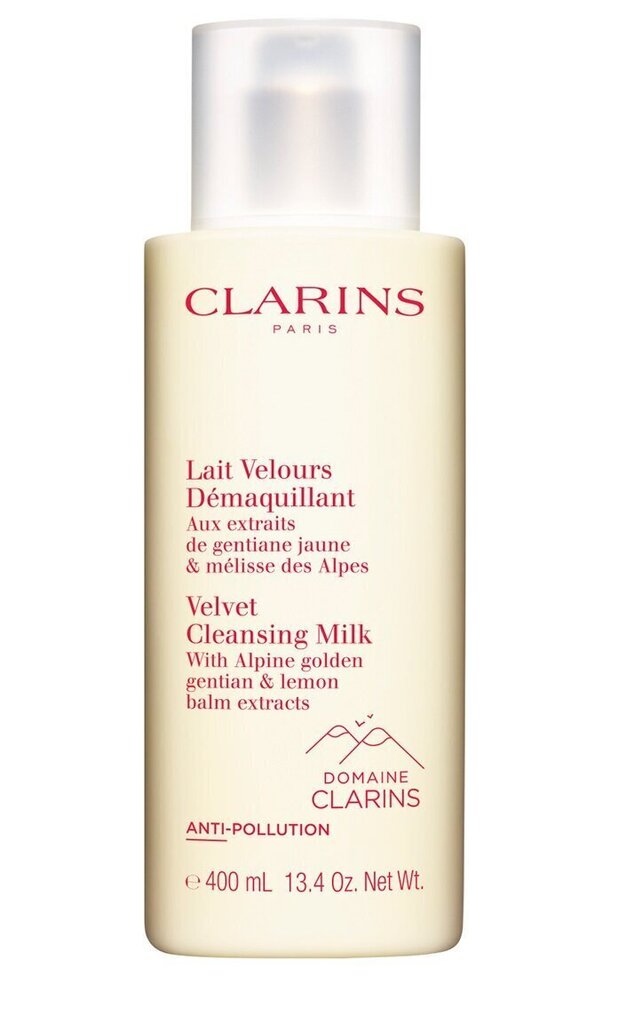 Puhastav näopiim Clarins Velvet Cleansing Milk, 400 ml цена и информация | Näopuhastusvahendid | hansapost.ee