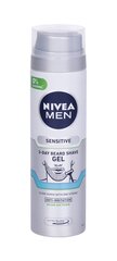 Raseerimisgeel meestele Nivea Men 3 Day Beard Shave Gel 200 ml цена и информация | Средства для бритья и косметика | hansapost.ee