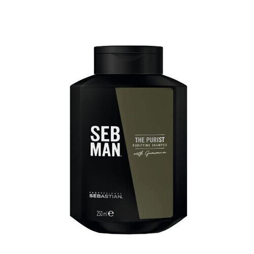 Kõõmavastane šampoon meestele Sebastian Professional SEB MAN The Purist 250 ml цена и информация | Šampoonid | hansapost.ee