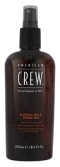 Жидкий гель для волос для мужчин American Crew Classic Medium Hold Spray Gel, 250 мл цена и информация | Средства для укладки | hansapost.ee