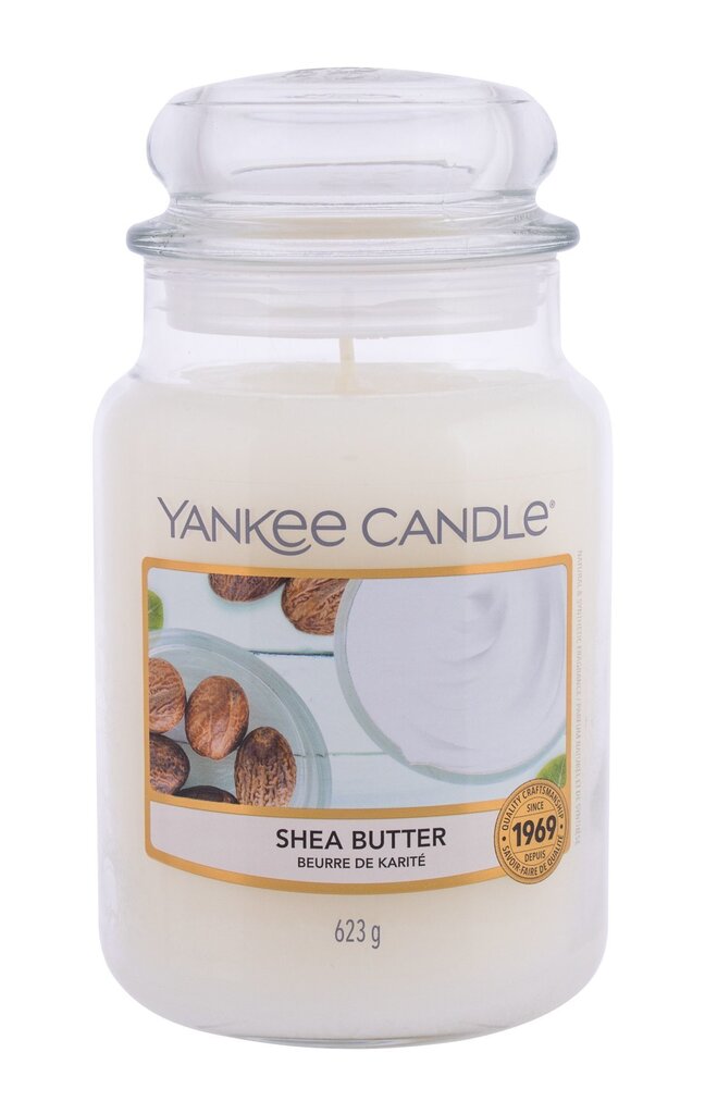 Lõhnaküünal Yankee Candle Shea Butter 623g hind ja info | Küünlad, küünlajalad | hansapost.ee