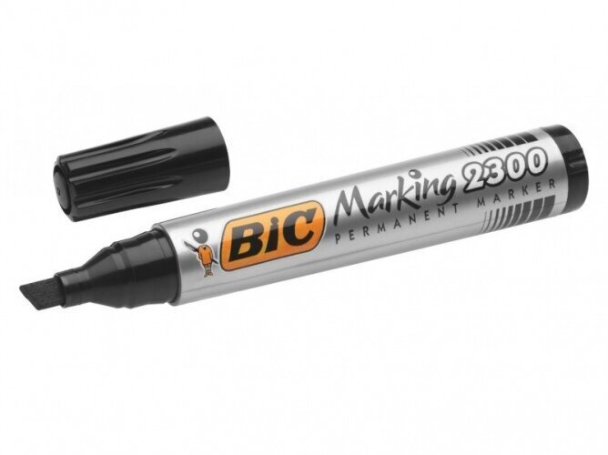 Bic püsimarker Eco 2300 4-5 mm, ristpea, must, 1 tk 300096 цена и информация | Kirjatarvikud | hansapost.ee