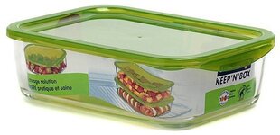 Hermeetiline ristkülikukujuline karp kaanega KEEP'N BOX, 0,76 L hind ja info | Toiduainete säilitusnõud | hansapost.ee
