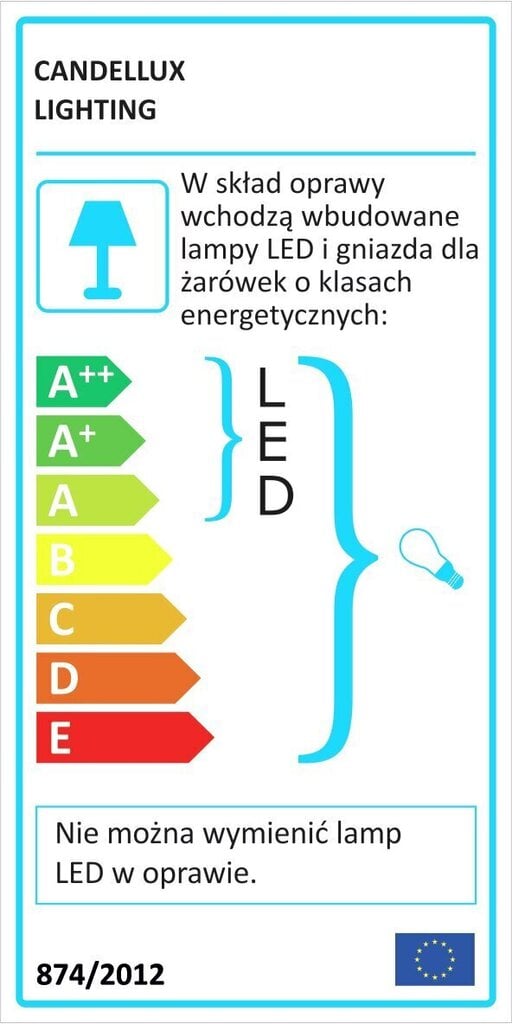 Candellux süvistatav LED valgusti SS-22, 3 tk. hind ja info | Süvistatavad LED valgustid | hansapost.ee