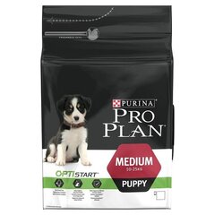 Сухой корм для щенков Pro Plan Puppy Medium, 3 кг цена и информация | Сухой корм для собак | hansapost.ee
