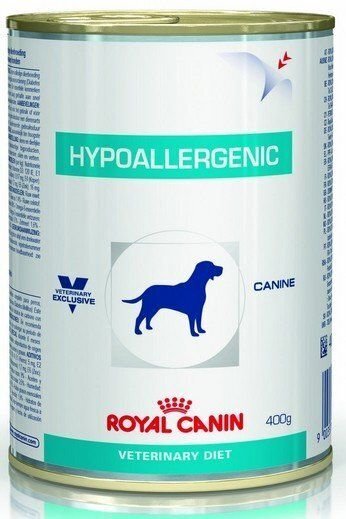 Royal Canin allergilistele koertele Dog hypoallergenic, 400 g hind ja info | Koerakonservid | hansapost.ee