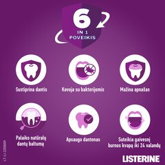 Жидкость для полоскания рта Listerine Total Care 6 в 1 1000 мл цена и информация | Зубные щетки, пасты | hansapost.ee