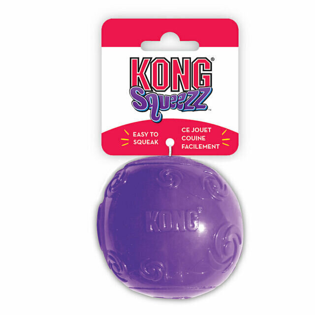Kong pall koertele Squeezz Ball, M, 6 cm цена и информация | Koerte mänguasjad | hansapost.ee