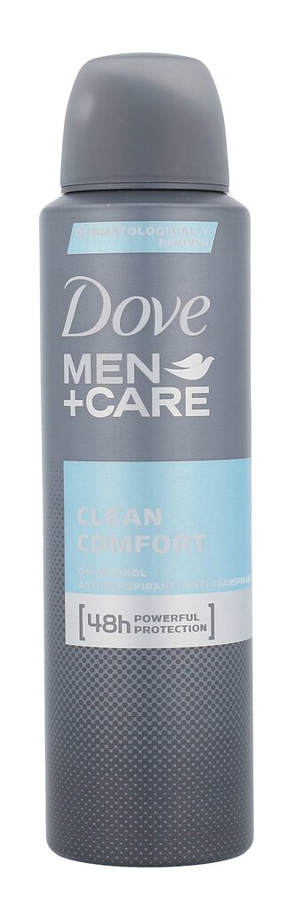 Spreideodorant meestele Dove Men +Care Clean Comfort 150 ml цена и информация | Deodorandid | hansapost.ee