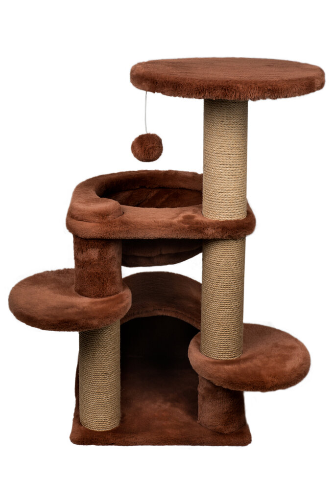 Dubex kraapimispuu Brown, 84 cm цена и информация | Kraapimispuud kassidele | hansapost.ee