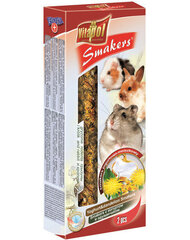 Vitapol Smakers лакомство для кроликов и грызунов с йогуртом и одуванчиками 90г (2 шт) цена и информация | Корм для грызунов | hansapost.ee