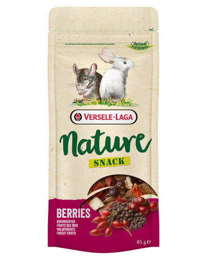 Marjasegu närilistele Versele Laga Nature snack berries, 85 g hind ja info | Toit väikeloomadele | hansapost.ee