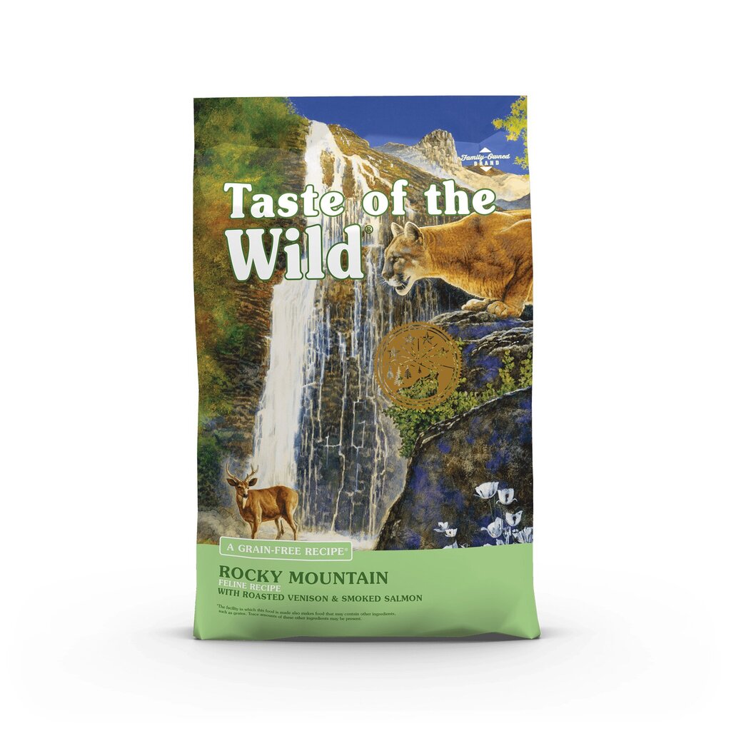 Teraviljavaba kuivtoit kassidele Taste of the Wild Rocky Mountain hirveliha ja lõhega, 2 kg цена и информация | Kassi kuivtoit ja kassikrõbinad | hansapost.ee