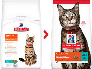 Hill's Science Plan Adult kuivtoit kassidele, tuunikalamaitseline, 1.5kg цена и информация | Сухой корм для кошек | hansapost.ee
