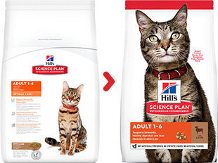 Hill's Science Plan Adult kassitoit lambaliha ja riisiga, 1,5kg hind ja info | Hill's Kassid | hansapost.ee