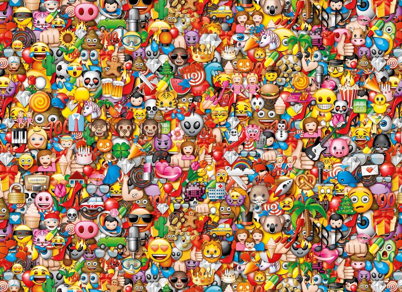 Pusle Clementoni Emoji, 39388, 1000-osaline цена и информация | Pusled lastele ja täiskasvanutele | hansapost.ee