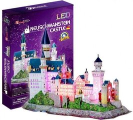 3D pusle CubicFun Neuschwanstein Castle (LED valgustusega) 128 osa hind ja info | CubicFun Lastekaubad ja beebikaubad | hansapost.ee