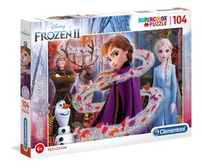 Пазл Clementoni Страна льда 2 (Frozen 2), 104 д. цена и информация | Пазлы | hansapost.ee