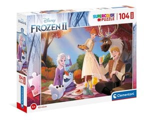 Головоломка Clementoni Supercolor Puzzle Disney Страна льда/Frozen II, 23757, 104 д. цена и информация | Пазлы | hansapost.ee